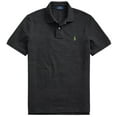 thumbnail image 1 of POLO RALPH LAUREN Men's Custom Slim Fit Polo Shirt ((Spring/Summer 2022) Black Heather, Small), 1 of 5