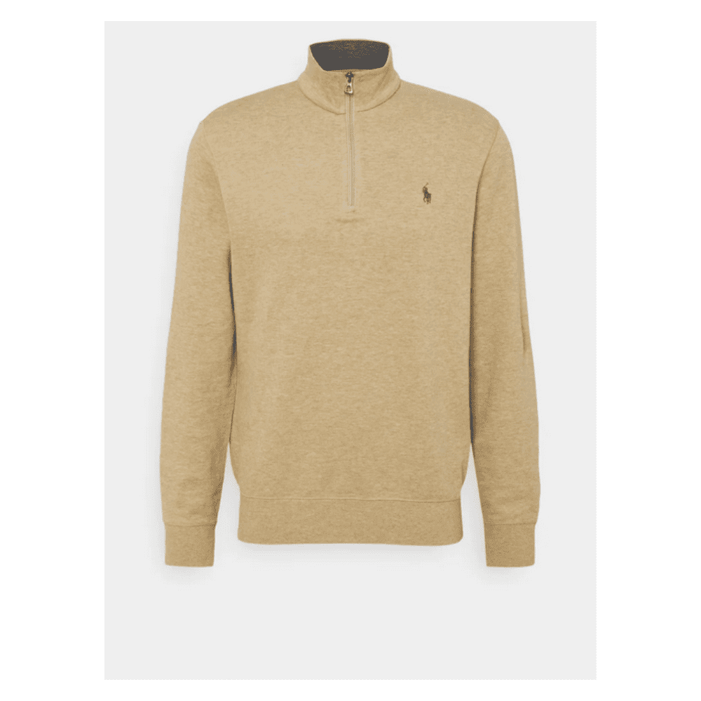 Tan top polo sweater