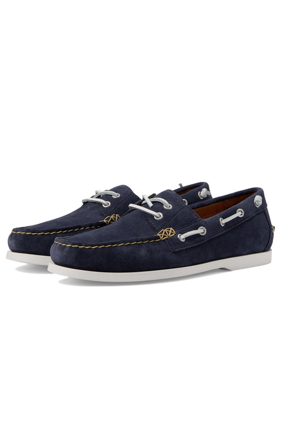 Men's Merton Suede Boat Shoes, Hunter Navy, Blue, 8 Medium US