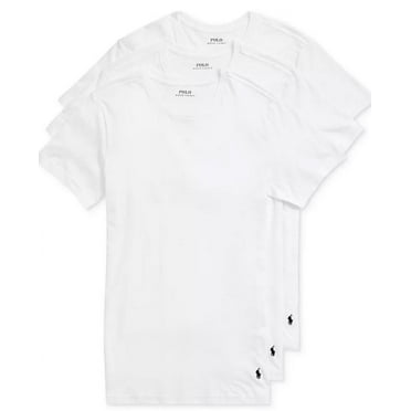 POLO RALPH LAUREN Men's Slim  Fit Cotton Crew Undershirt 3-Pack