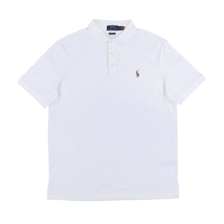POLO RALPH LAUREN Mens Classic Fit 3 Button Interlock Polo Shirt