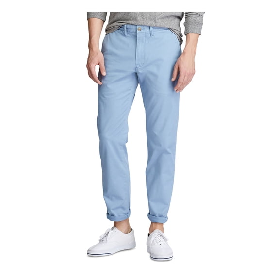 POLO RALPH LAUREN Mens Light Blue Chino Pants 34 X 32