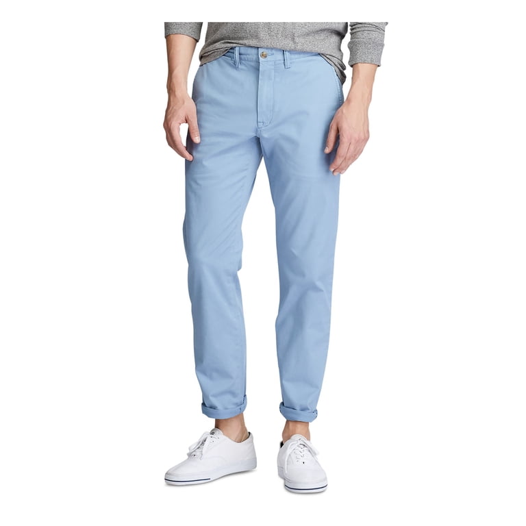 POLO RALPH LAUREN Mens Light Blue Chino Pants 34 X 32 