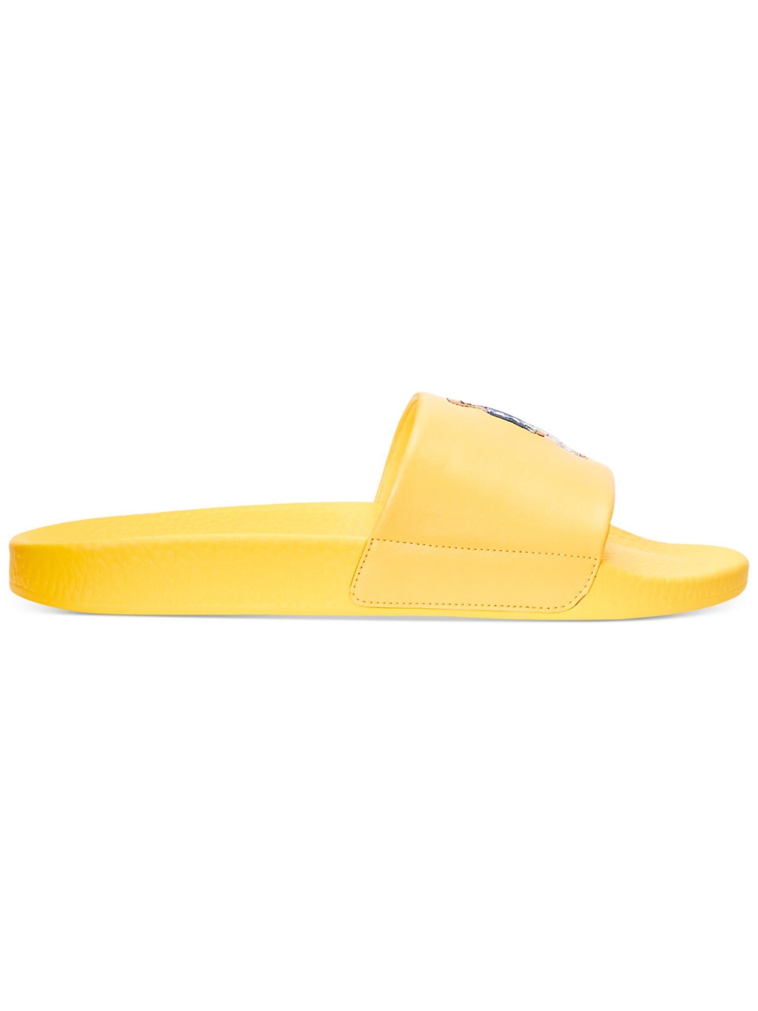 POLO Ralph Lauren BIG COWBOY POLO BEAR Pool Slides Sandals Mens Size‎ 12 Yellow Polo Ralph Lauren Bear Print Yellow Men main image 3