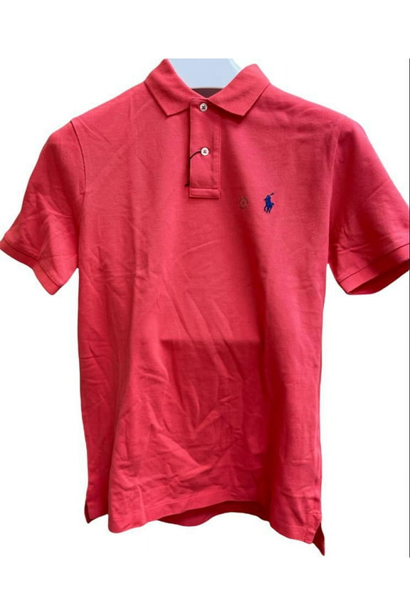 Pink Men's Custom Slim Fit Mesh Polo Shirt, US 2X-Large, NWOT