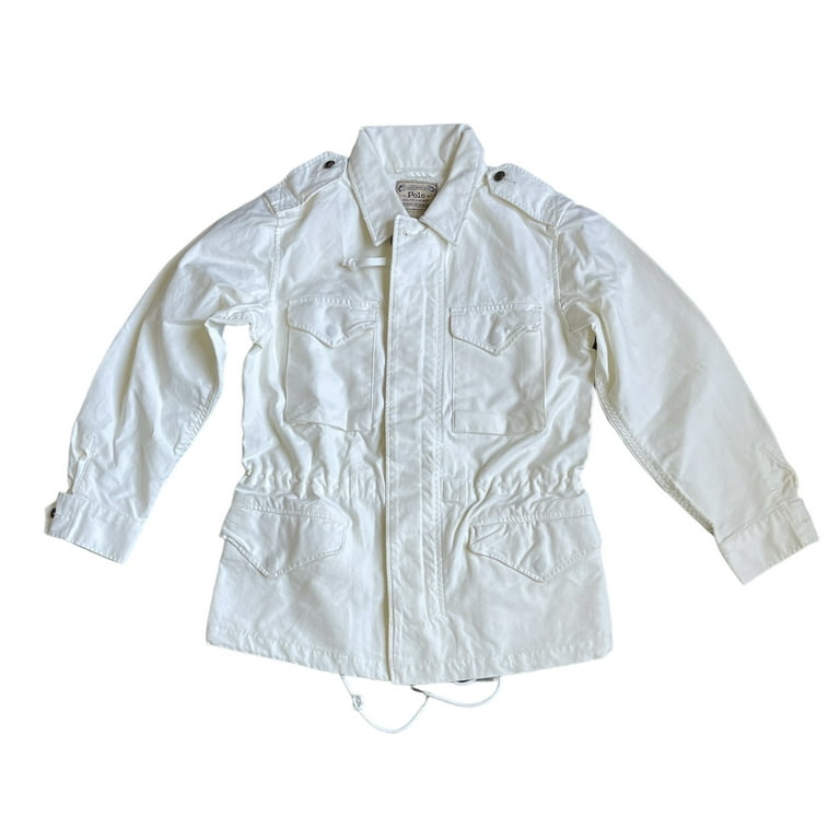 Cream military jacket hotsell