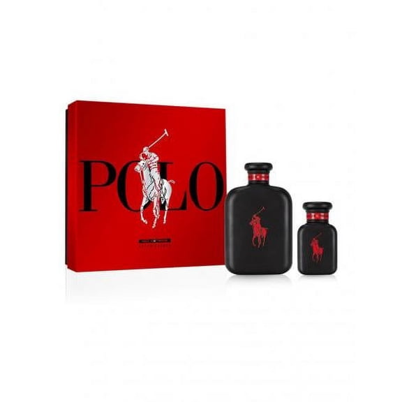 POLO RED EXTREME 2 PCS SET: 4.2 PARFUM SPRAY +1.36 PARFUM SPRAY (HARD BOX)