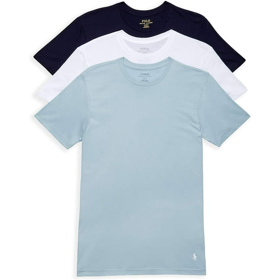 POLO Ralph Lauren Men's Classic Fit Cotton Crew Undershirt 3-Pack X-LARGE