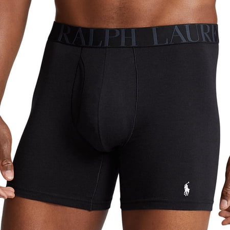 POLO Ralph Lauren Men's Classic Fit Stretch Moisture Wicking Boxer Briefs 3-Pack