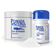 POLVOS + POMADA DE SULPHA - First Aid Antibiotic Ointment and Powder 7.5g + 2Oz (1 Pack)