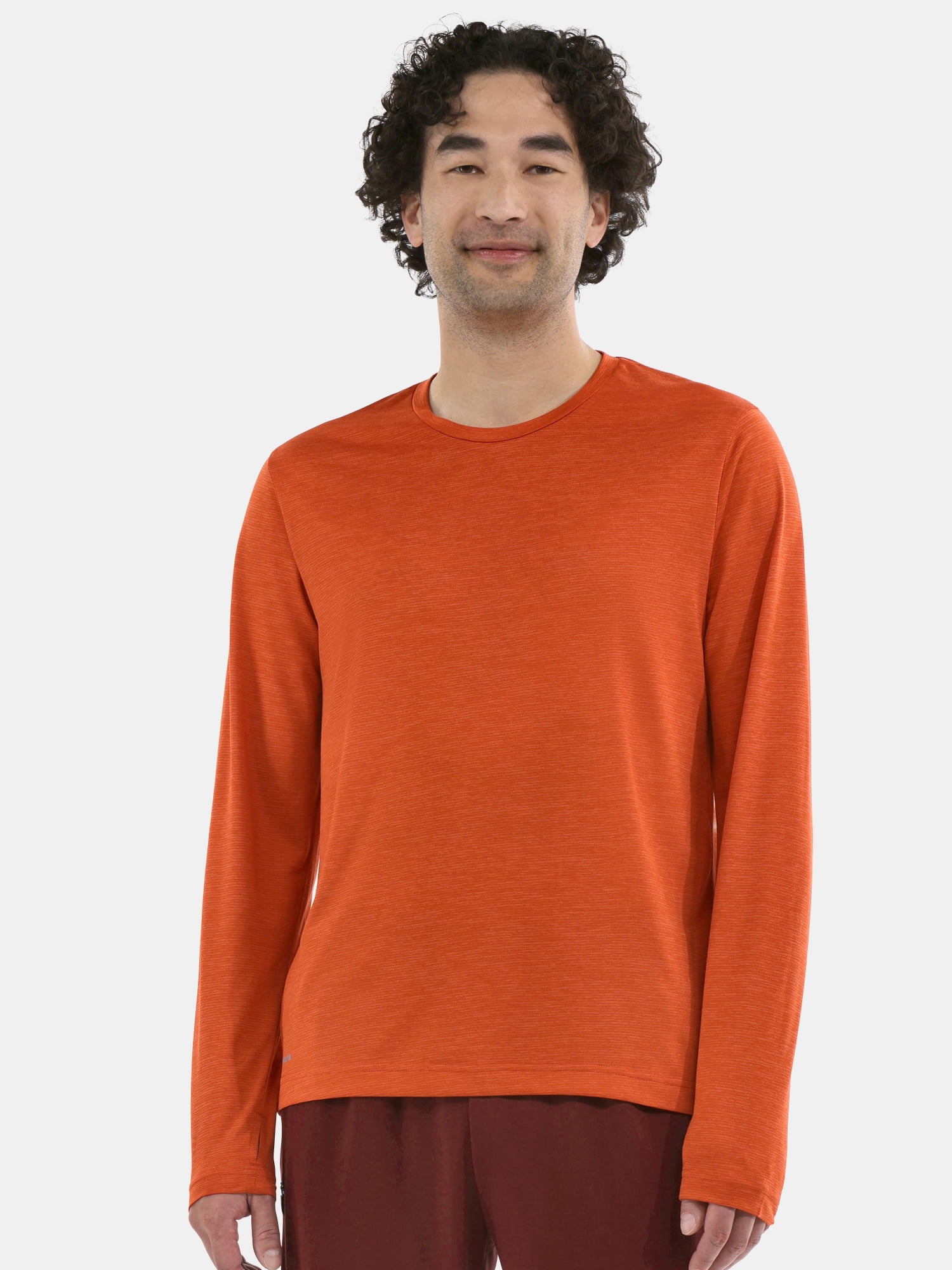 Athletic Works Men's Jersey Tee with Long Sleeves, Sizes XS-5XL