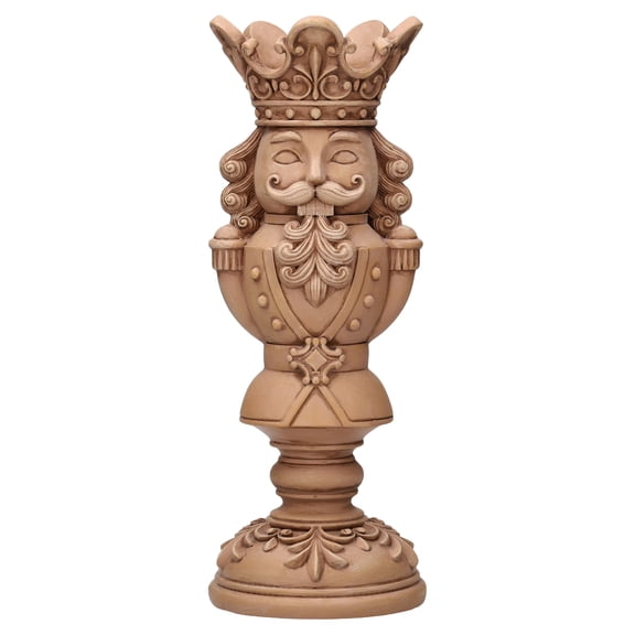 Brown Polyresin Nutcracker Christmas Pillar Candle Holder, 12", by Holiday Time