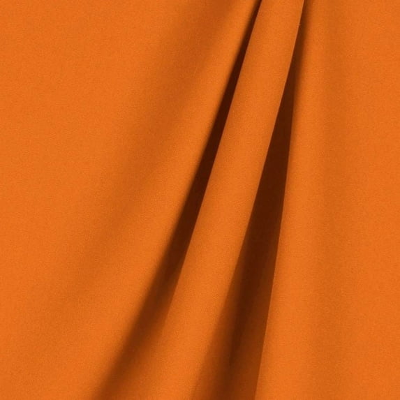 POLY POPLIN FABRIC 1 YARD OF 100% POLYESTER 60" WIDE 24 COLOR Tablecloth Panel", (Color: Orange)