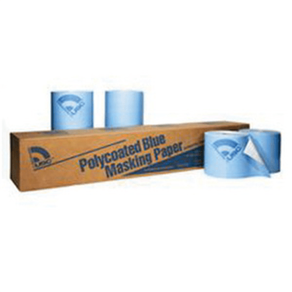 US Chemical 38012 Premium Masking Paper, 12 in W x 738 ft L, Blue