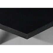 بولي إيثيلين HDPE أسود 1 / 8 X 24 X 48 ورقة بلاستيكية غير مزخرفة