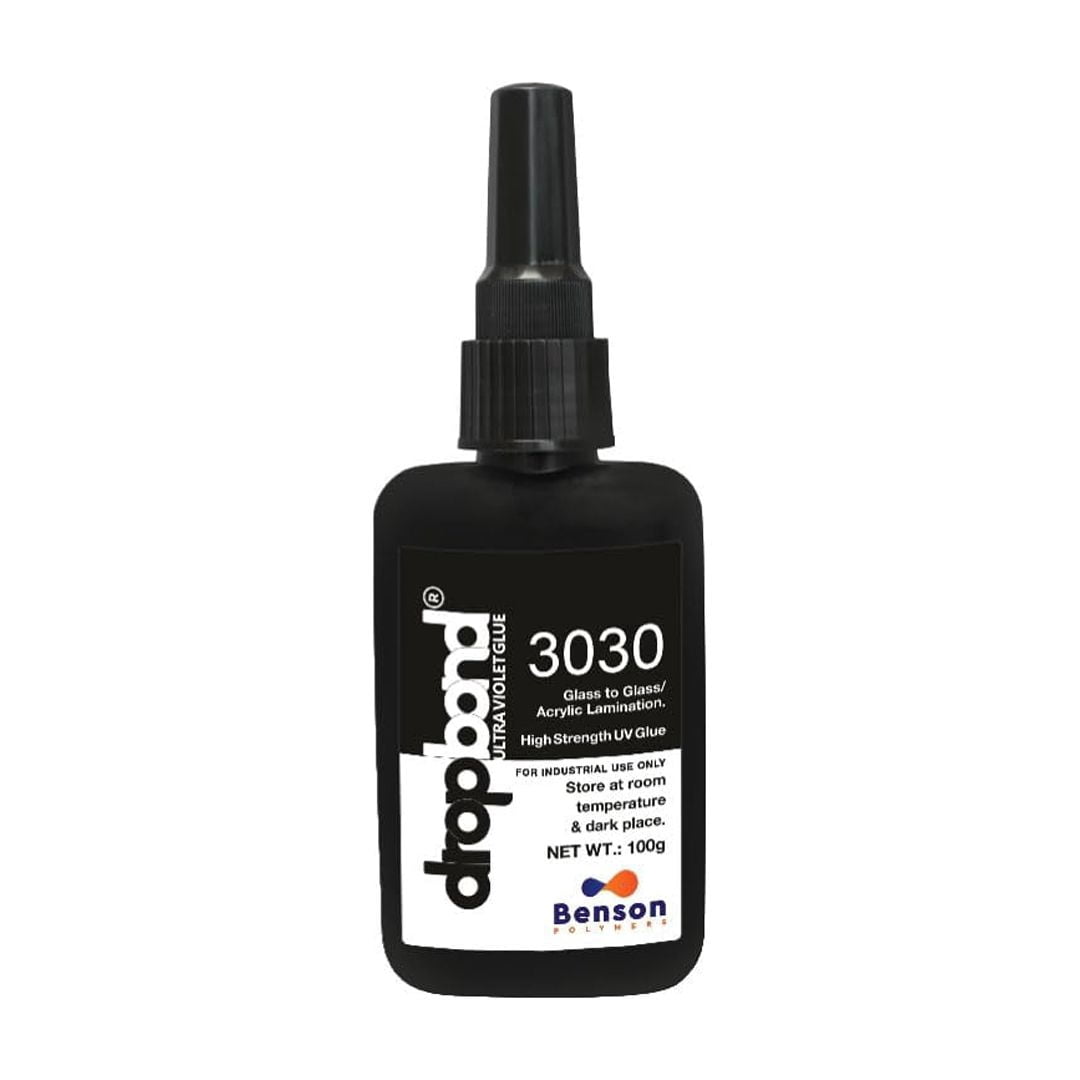 POLYFIX Drop Bond UV 3030 Ultra Violet Glue - Glass To Glass & Glass To Paper, Premium Adhesive For Transparent Bonding, Quick Curing For Seamless And Strong Connections