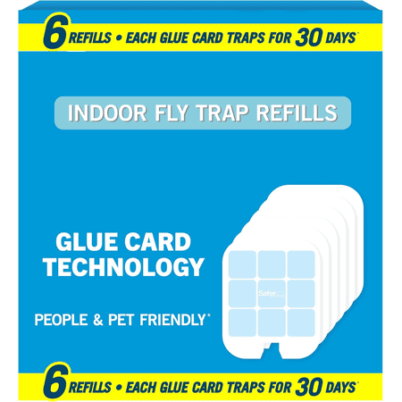 POLYLA Indoor Flying Insect Trap , 1 Device 5 Refills, 400 sq ft, Blue light, 1 Count