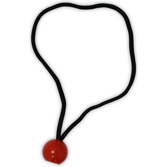 POLYPRO (10 Pack) 9" (22.9 cm) Black Bungee Cords | Red Plastic Ball Ends | Ideal for Tarps & Outdoor Settings