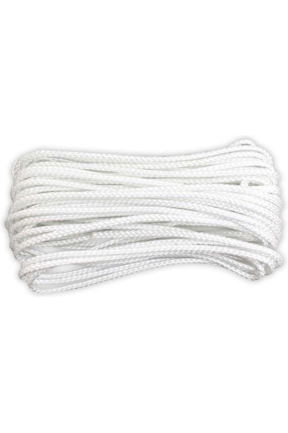 3/16" X 50' Diamond Braided Nylon, Multi-Purpose Rope With 90 Pound Working Load Capacity - TA87316-050