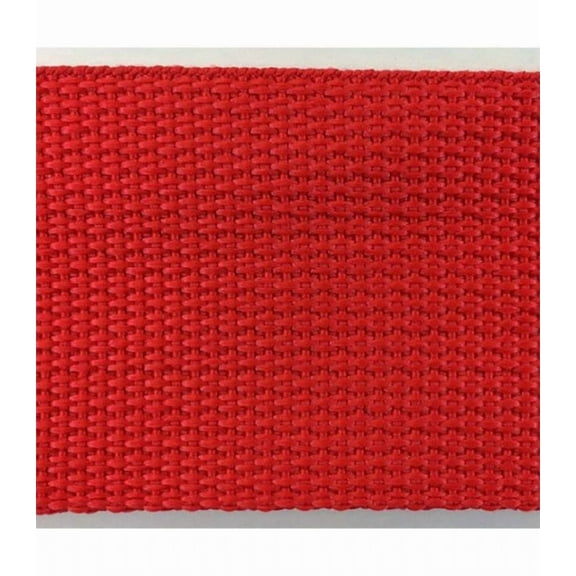 POLYPROPYLENE WEBBING-2 INCH--RED