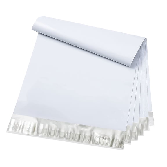 POLYSELLS 14.5x19 White Poly Mailers 50 Pack Self Seal Shipping Bags