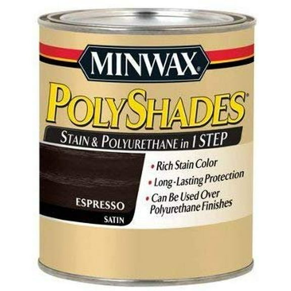 Sherwin-Williams Polyshd Esp Satin Interior Wood Stain - Liquid - Quart