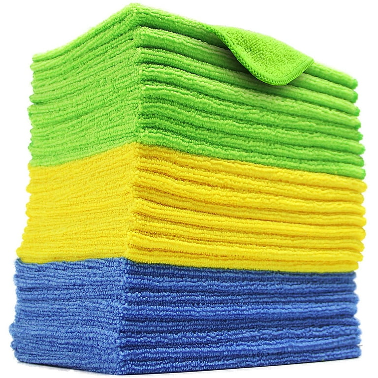 Microfiber Cleaning Cloths, 12 x 12, Yellow, 24/Pack Microfiber Cleaning Cloths, 12 x 12, Yellow, 24/Pack