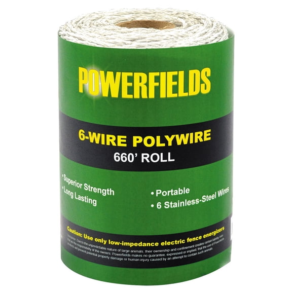 POLYWIRE 6 WIRE 660' WHT