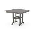 thumbnail image 1 of POLYWOOD 37.73" Polywood Outdoor Dining Table, Slate Gray, 1 of 1
