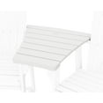 thumbnail image 1 of POLYWOOD 600 Series Angled Adirondack Dining Connecting Table in White, 1 of 1