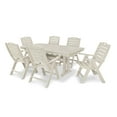 thumbnail image 1 of POLYWOOD 7 Piece Nautical Dining Set in Sand, 1 of 2