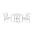 thumbnail image 1 of POLYWOOD® Canyon 3-Piece Farmhouse Dining Set in White, 1 of 7