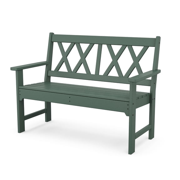 POLYWOOD Canyon 48” Bench in Green