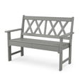 thumbnail image 1 of POLYWOOD Canyon 48” Bench in Slate Grey, 1 of 2