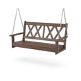 thumbnail image 1 of POLYWOOD Canyon 48” Swing in Mahogany, 1 of 2
