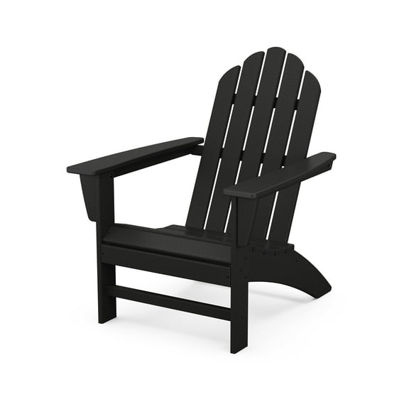 POLYWOOD® Canyon Adirondack Chair in Black