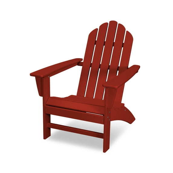 POLYWOOD® Canyon Adirondack Chair in Crimson Red