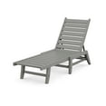thumbnail image 1 of POLYWOOD® Canyon Chaise Lounge in Slate Grey, 1 of 2