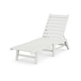 thumbnail image 1 of POLYWOOD® Canyon Chaise Lounge in White, 1 of 2