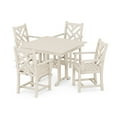 thumbnail image 1 of POLYWOOD Chippendale 5-Piece Farmhouse Dining Set in Sand, 1 of 2