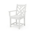 thumbnail image 1 of POLYWOOD Chippendale Dining Arm Chair in White, 1 of 4
