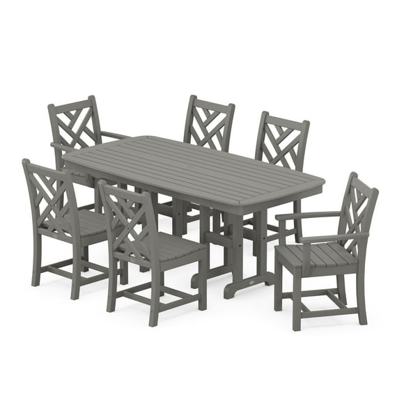 POLYWOOD Chippendale Dining Set - Seats 6