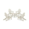 thumbnail image 1 of POLYWOOD Classic Adirondack 5-Piece Conversation Set in Sand, 1 of 5