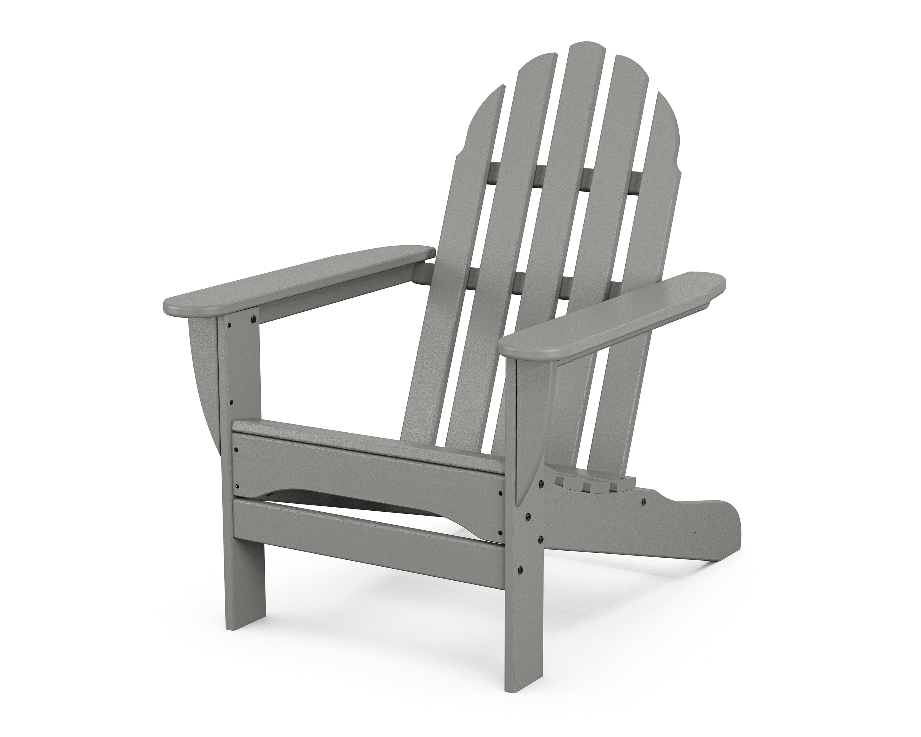 POLYWOOD Classic Outdoor Adirondack Chair in Slate Grey