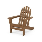 POLYWOOD Classic Outdoor Adirondack Chair in Teak