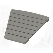 POLYWOOD Classic Series Angled Adirondack Connecting Table in Slate Grey