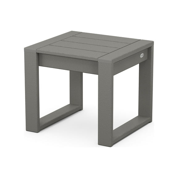 POLYWOOD EDGE End Table in Slate Grey