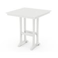 thumbnail image 1 of POLYWOOD Farmhouse Trestle 37" Bar Table in White, 1 of 2