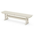thumbnail image 1 of POLYWOOD Farmhouse Trestle 65" Bench in Sand, 1 of 1