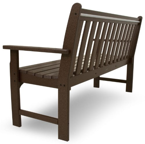 Mahogany 60" Recycled Plastic Outdoor Patio Bench